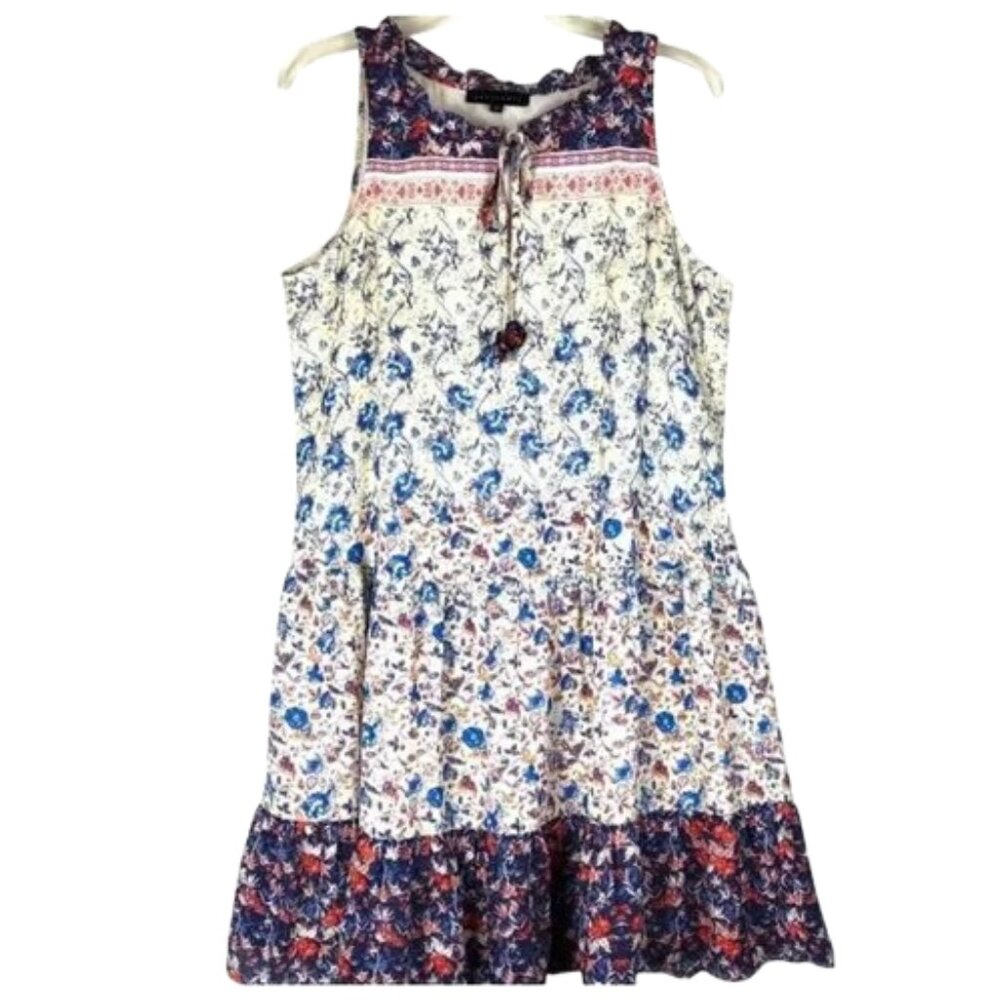 Sanctuary Women's Small Boho Multi Printed Sleeveless Dress